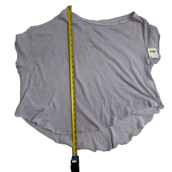 FREE PEOPLE U Fancy Cold-Shoulder Tee, Size XSMALL - Picture 6 of 12